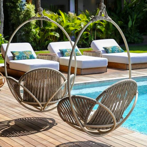 Outdoor Furniture Braided & Rope Swing - Mussau