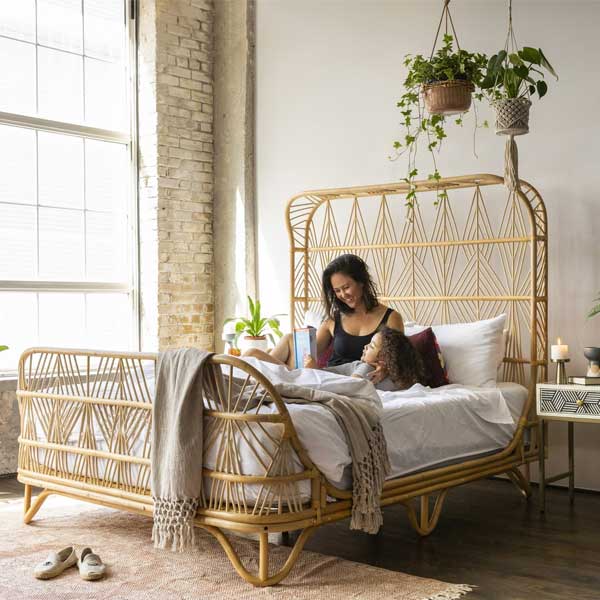 Cane & Rattan Furniture - Bed - Royalty