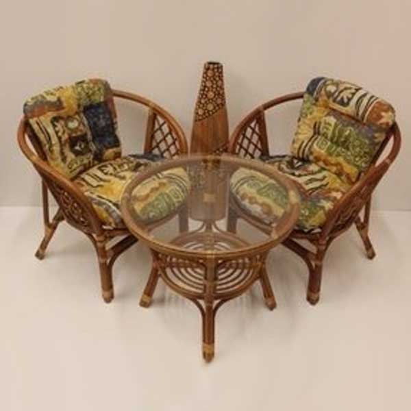 Cane & Rattan Furniture Coffee Set - Antonia