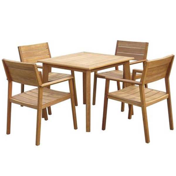 Outdoor Wood - Dining Set - Ovaqa