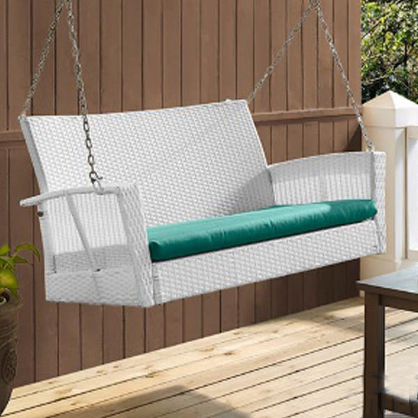 Outdoor Wicker Two Seater Swing - Sapphire